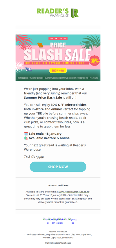 Last call for summer savings ☀️📚