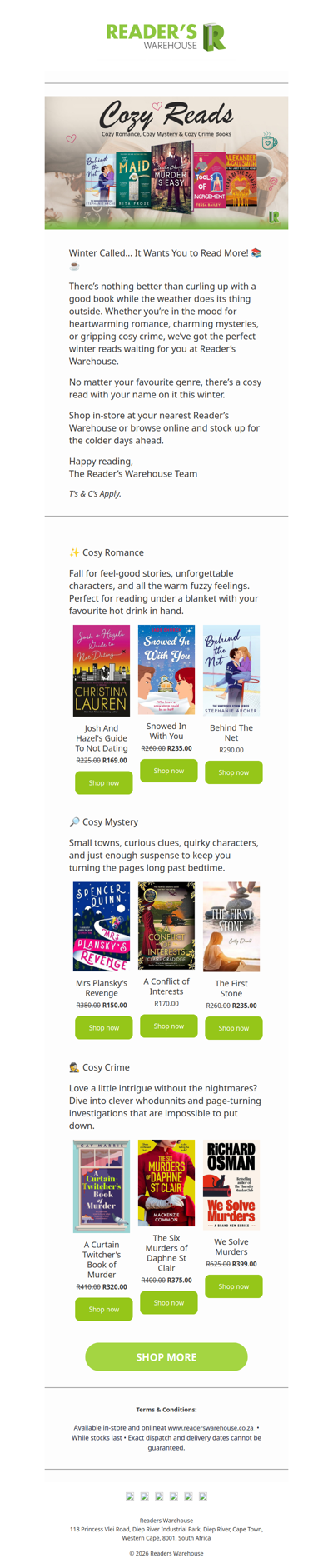 Cozy Up With Your Next Great Read ❄️📚