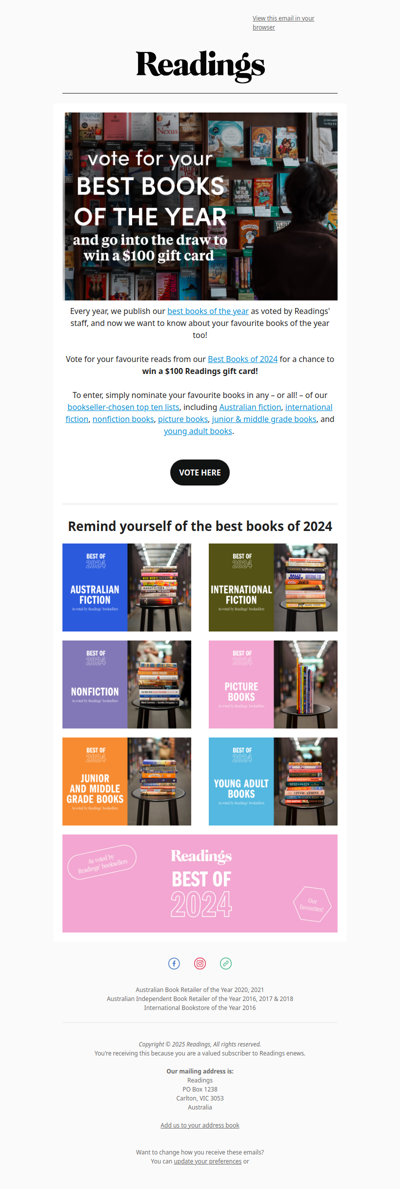 Vote for the Best Books of 2024