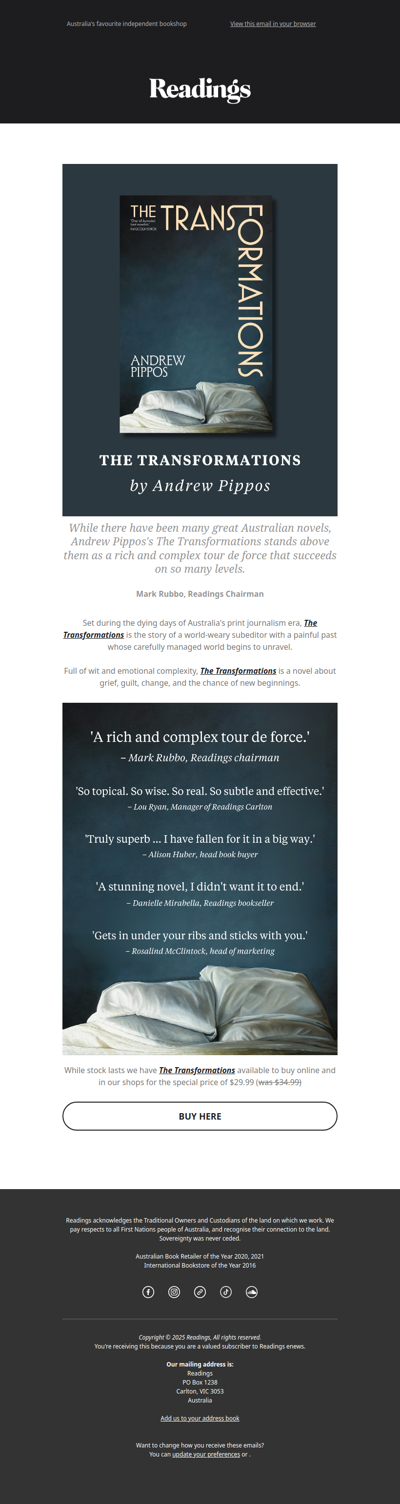 A must-read Australian novel