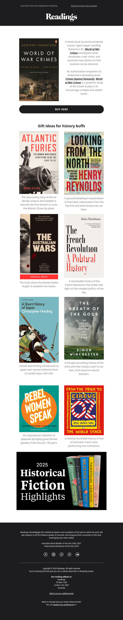Great history reads