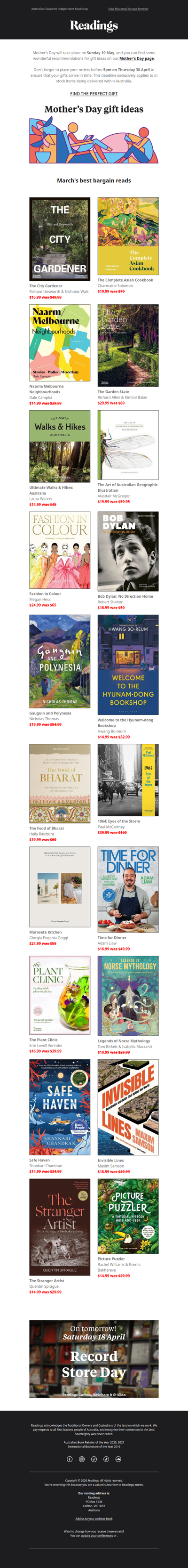 Great bargains of the month