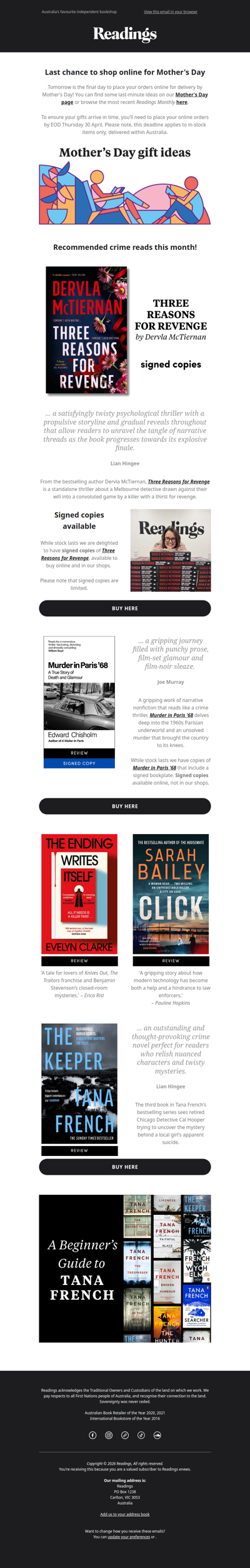 Get Your Signed Copy of Dervla McTiernan's New Book!