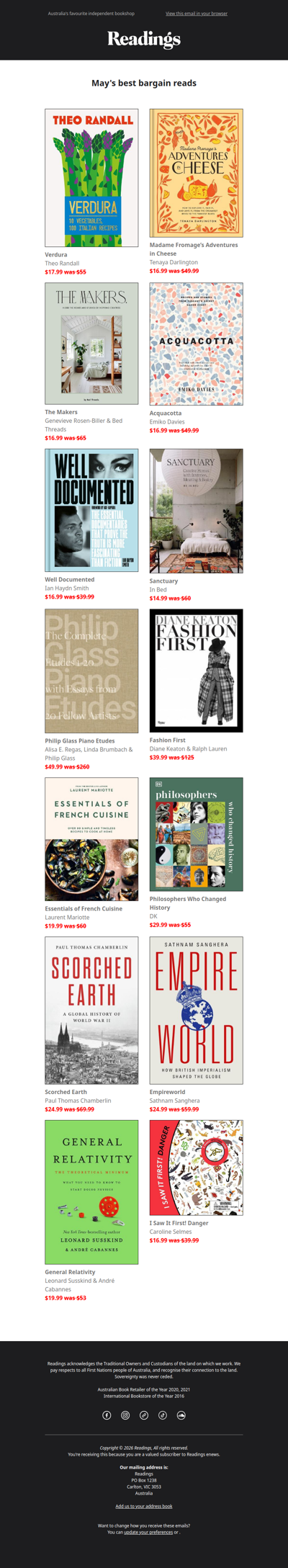 Great bargain reads in May