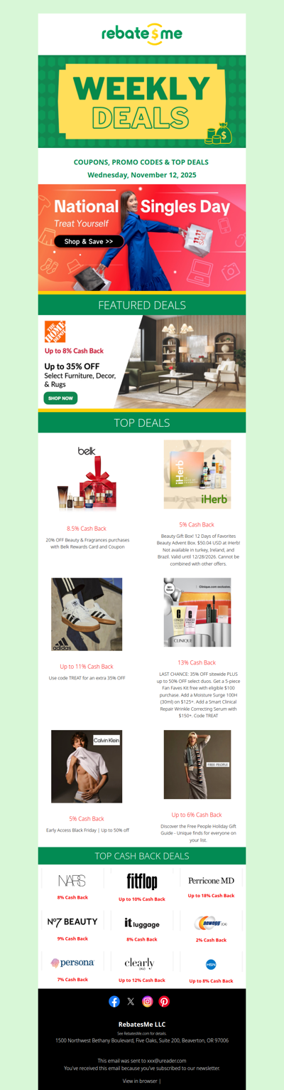 ✨ Just You, Big Rewards — Happy Singles Day!