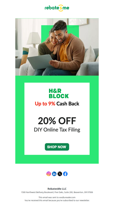 💰 Tax Time Savings: 20% Off H&R Block