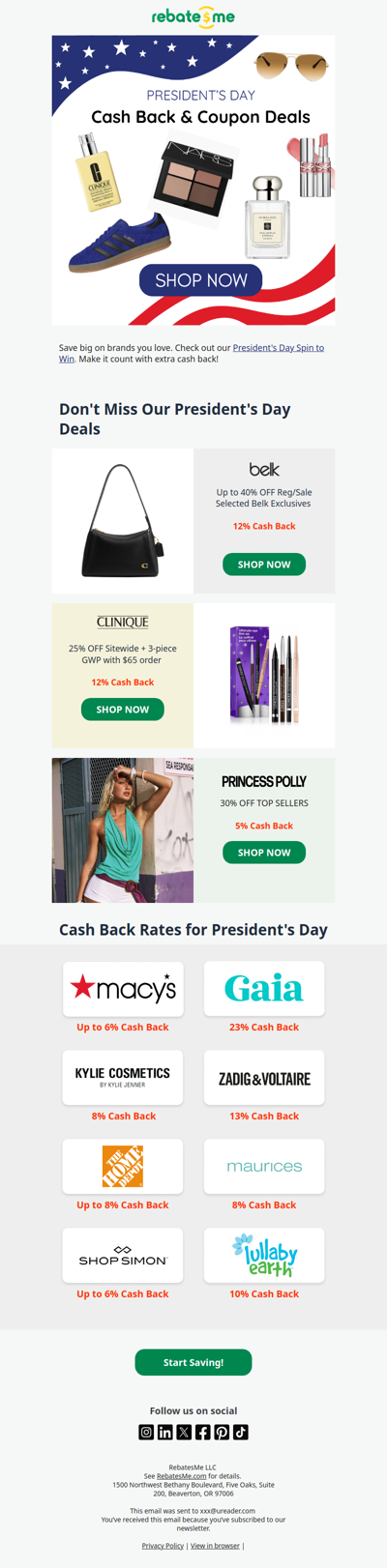 Your President’s Day Bonus is Waiting 🇺🇸