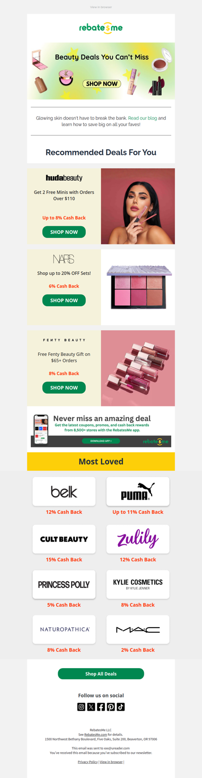 Score Exclusive Beauty Deals!