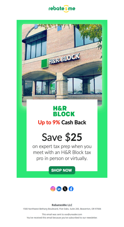 🔥 Tax Season Deal: $25 Off + Cash Back