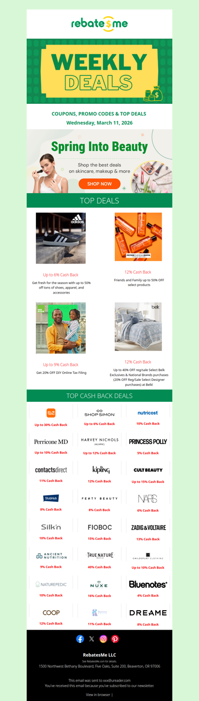 💄 Fresh Beauty Deals for Spring