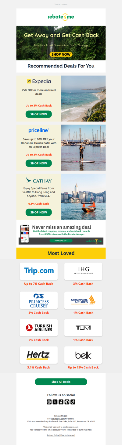 Big Trips. Bigger Savings!