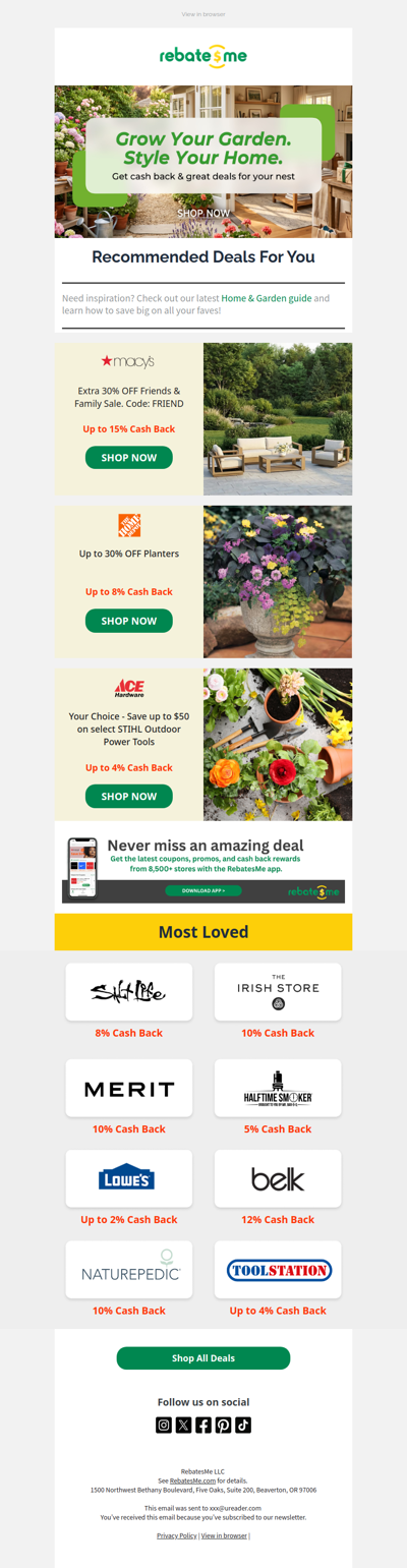 Upgrade Your Home & Garden for Less