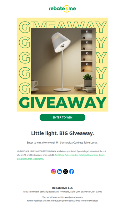 💡Enter to win!