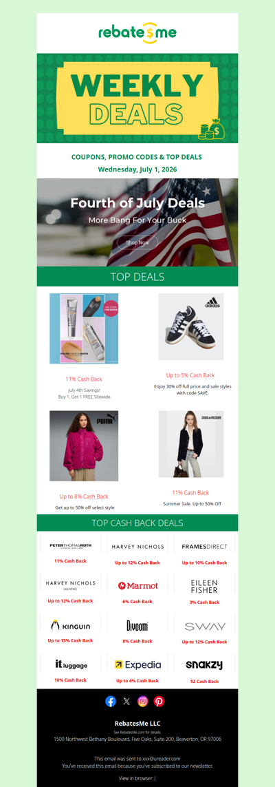 🛍️ Red, White & Big Savings