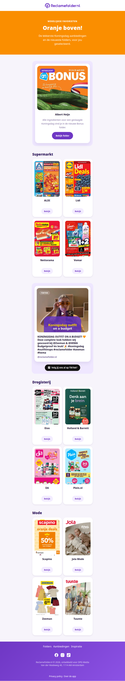 Ben jij al klaar voor Koningsdag? 🧡