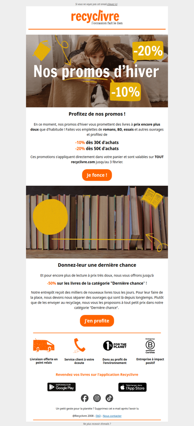 Des livres à prix (encore plus) doux