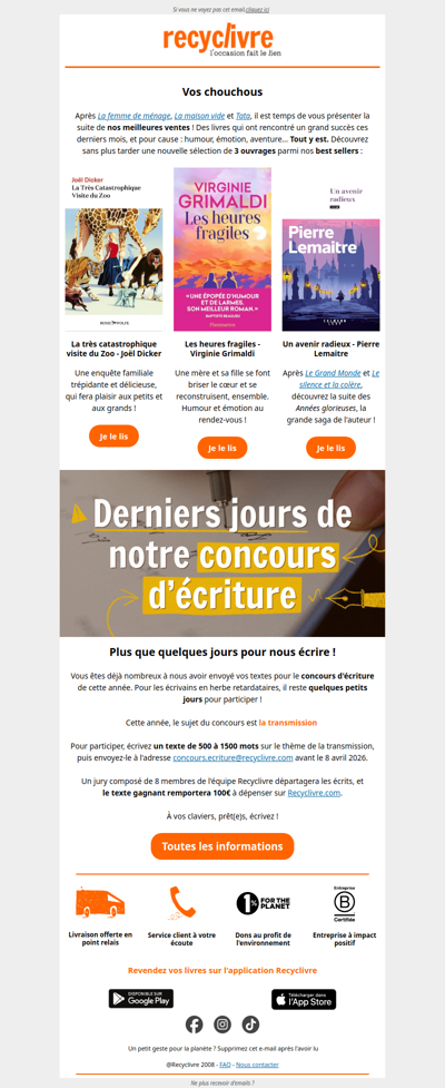 Craquez pour nos best sellers