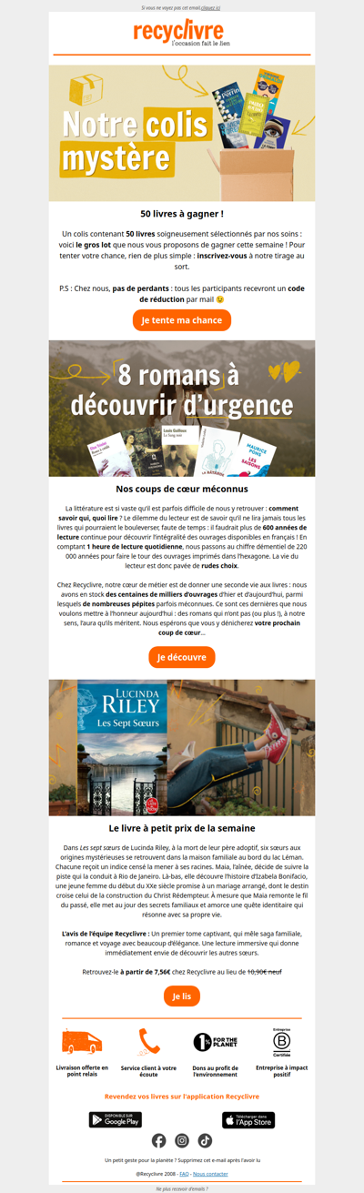 Remportez notre colis mystère !