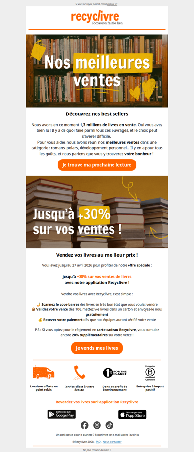 Nous avons votre prochain coup de cœur