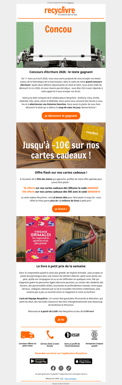 Et le gagnant est...