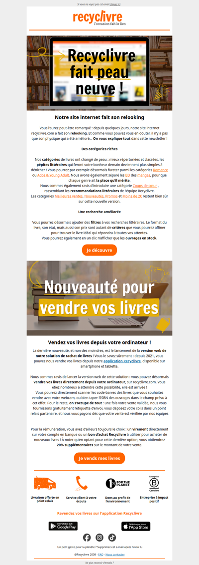Recyclivre change (et ça va vous plaire)