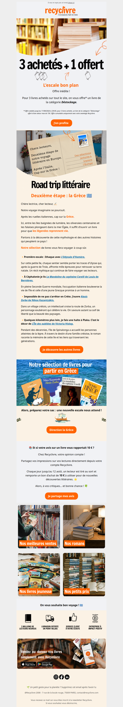 1 livre offert dès 3 achetés 📖