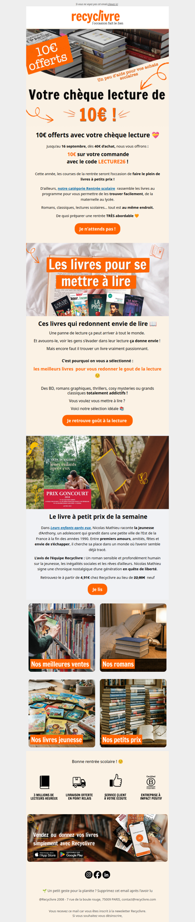 Le chèque lecture qui sauvera votre porte-monnaie 💰👛