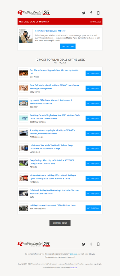 Top Weekly Deals: Best Buy 48-Hour Singles Day Sale, Upgrade Your Kitchen up to 40% OFF, & Nintendo Canada Holiday Offers