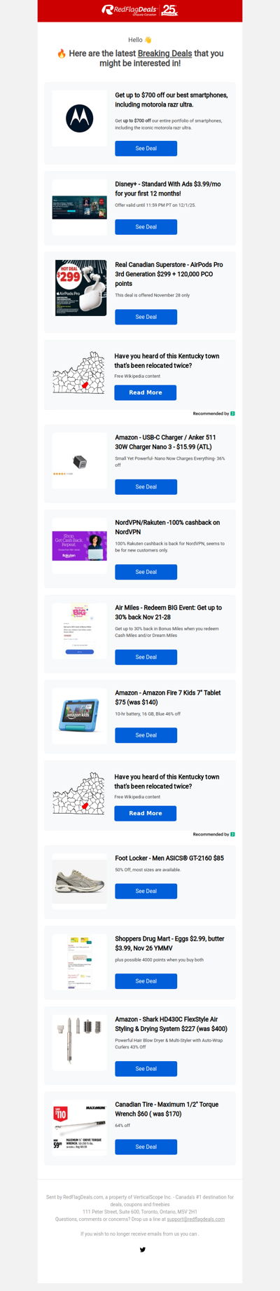 Black Friday Deals on AirPods, Disney+, Chargers, Air Miles, Tablets + more!