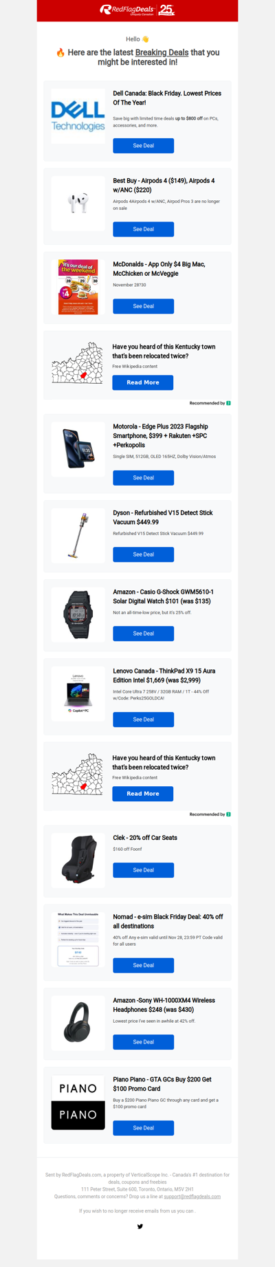 $149 Air Pods at Best Buy, 44% Off at Lenovo, 20% Off Clek Car Seats, Up to $800 Off  at Dell + more!