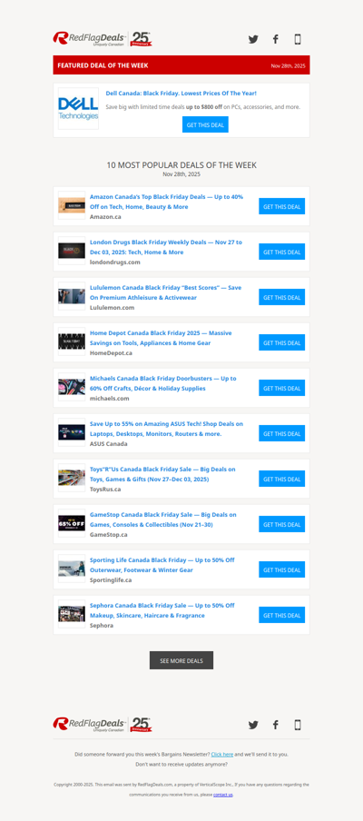 Black Friday Deals - Up to 50% Off from Amazon, Lululemon, Michaels, Sephora + more!