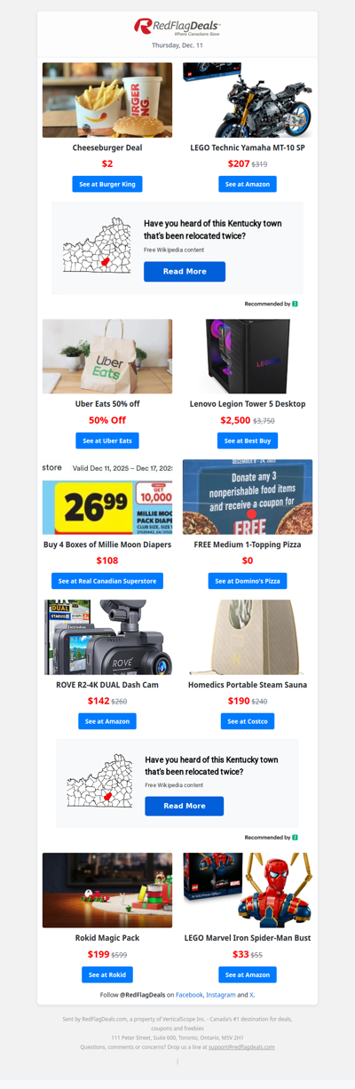 Today's Hottest Deals from Burger King, Domino's, Rokid. Uber Eats + more!