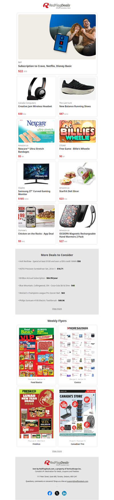 Bell Subscription to Crave, Netflix, & Disney Basic $22 - Limited Time!