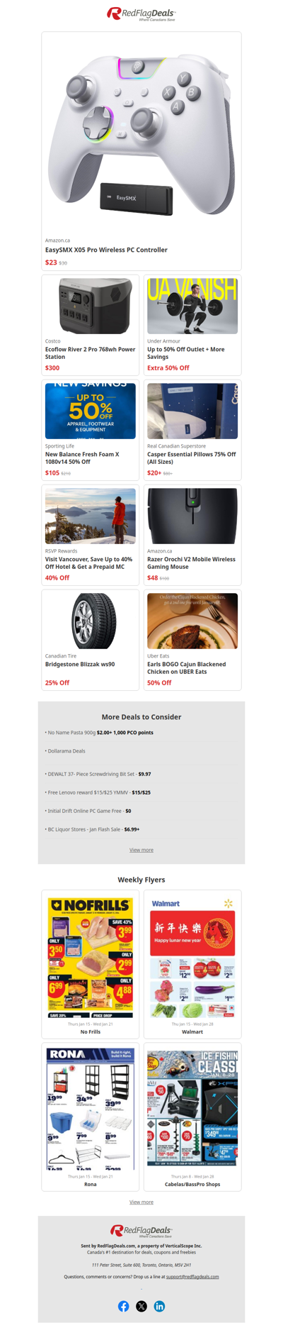 Fitness Gear and Apparel Up to 50% Off at Under Armour, Sporting Life + more!