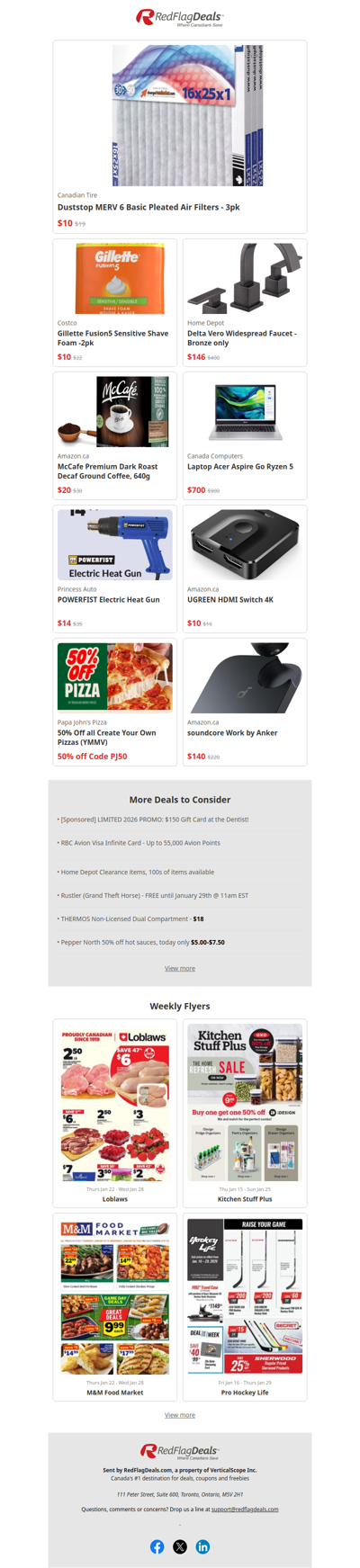 3 Pack Air Filters, 2 Pack Gilette Fusion Shave Gel - Both Only $10 + more,