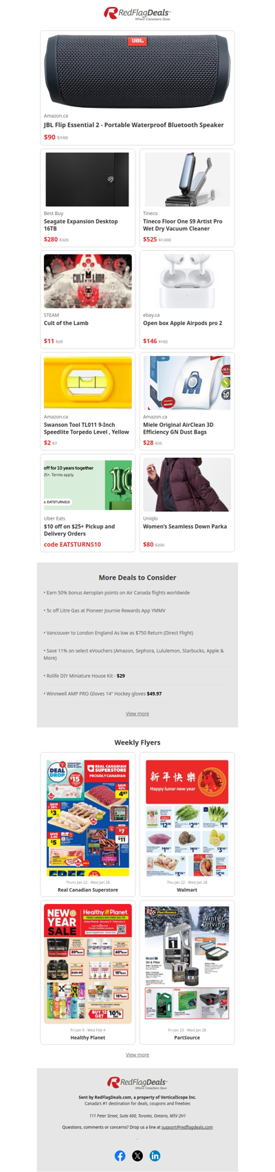 $90 JBL Portable Speaker + More Great Weekend Deals