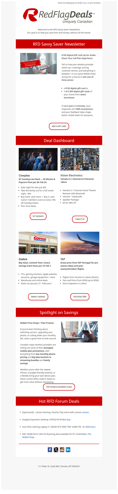 Win $150 Digital Gift Card - Tell Us About Your Mobile Plan
