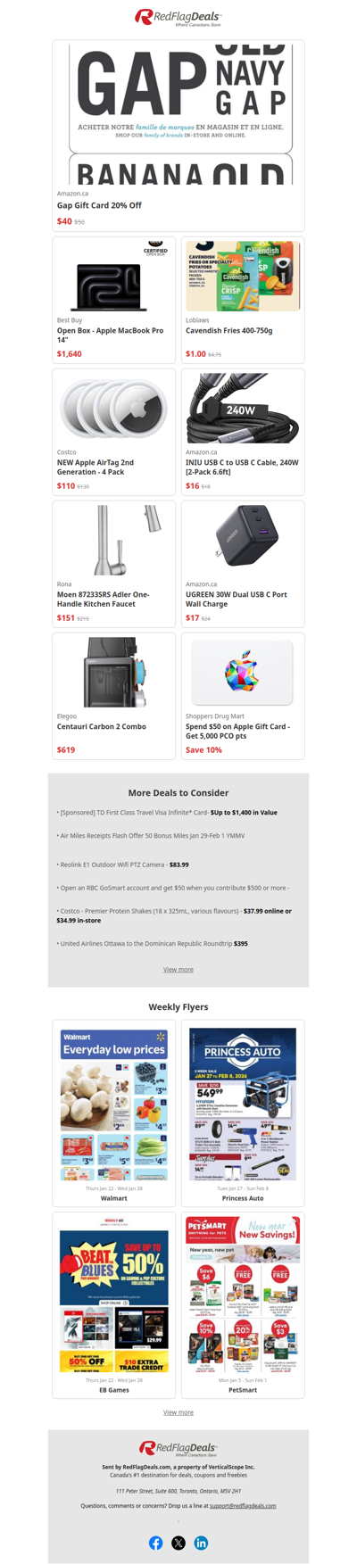 GAP Gift Card 20% Off on Amazon + more!