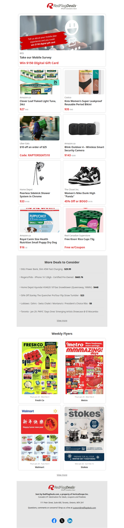 Win $150 Digital Gift Card  - Take our Mobile Survey!