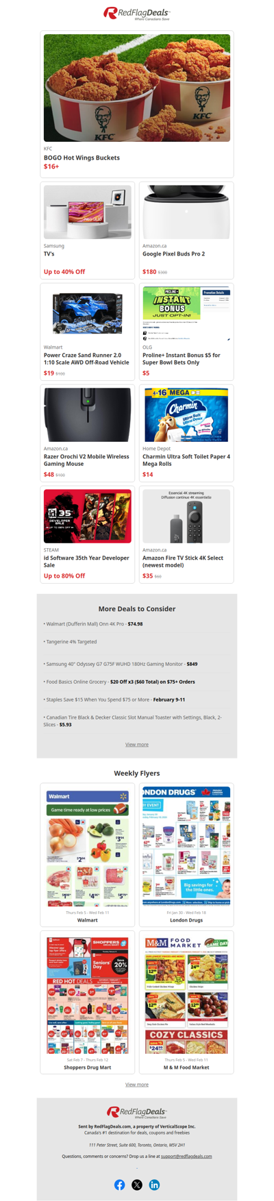 Weekend Hot Deals  - BOGO HOT Wings Buckets from KFC + more