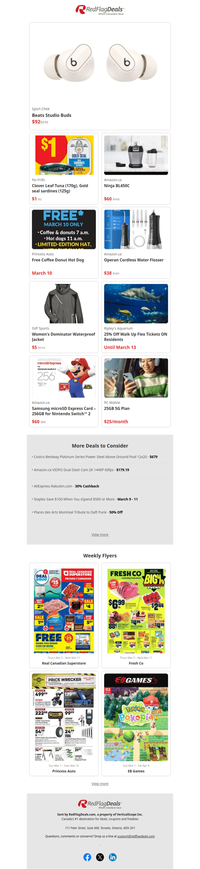 60% Off Beats Studio Buds at Sport Chek - ONLY $92