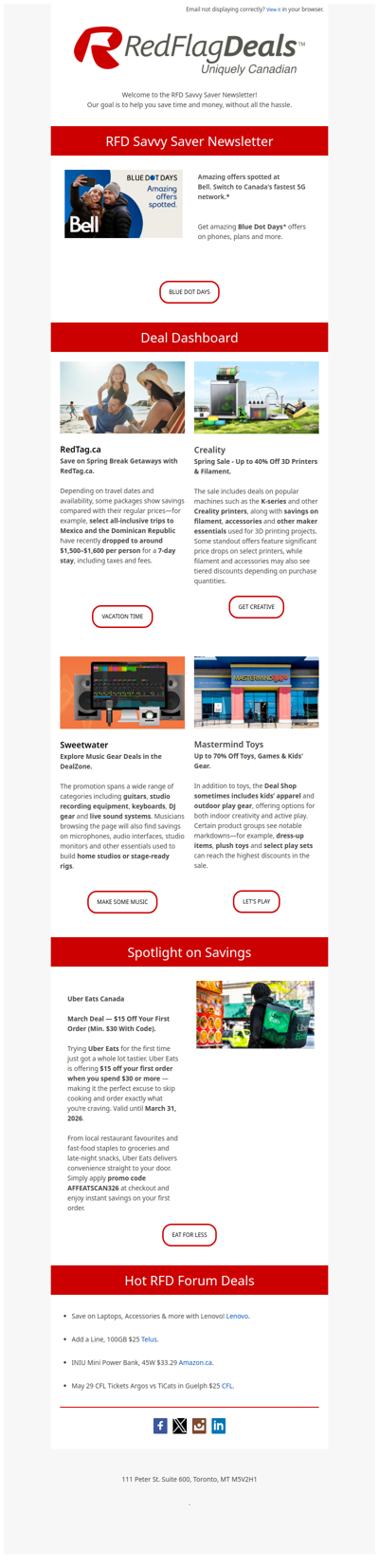 Switch to Canada's Fastest 5G Network with Bell Blue Dot Days + more