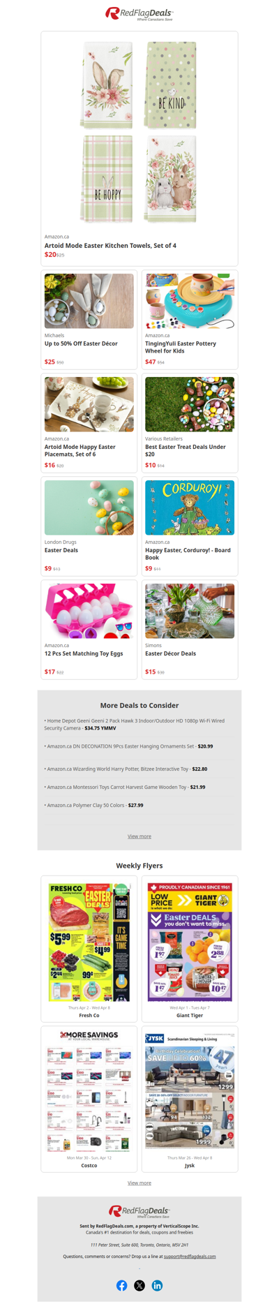 Up to 50% Off Easter Deals from Michaels, London Drugs, Amazon + more