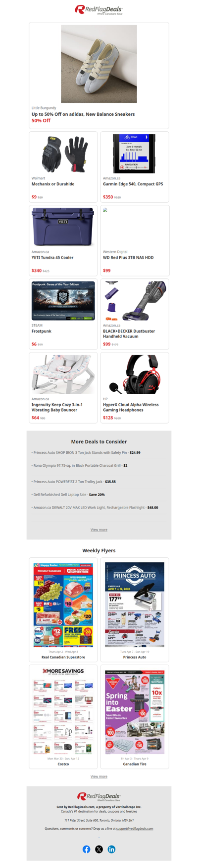 Big Savings on Shoes, Baby Gear, Tech, Tools + more