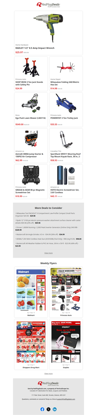 Midweek Savings On Tools for Your Spring Projects + more