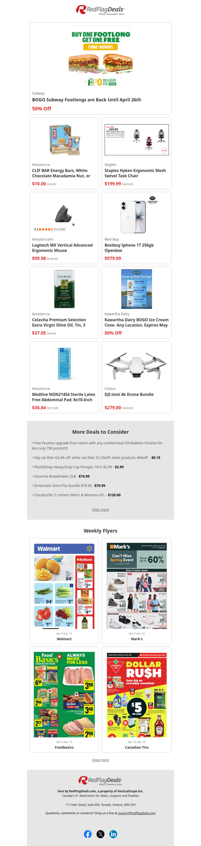 Weekend Deals Start Now with BOGO Footlongs at Subway + more!