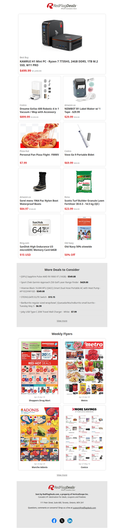 Price Drops Canadians are Clicking from Best Buy, Amazon, Costco + more