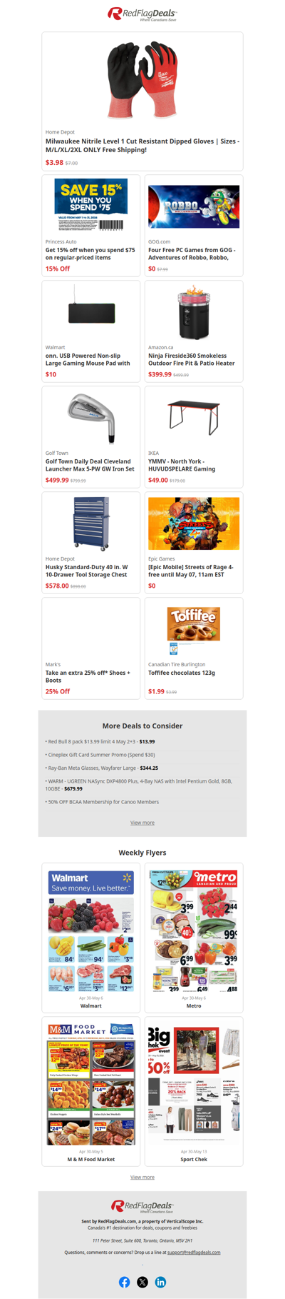 Weekend Deals to Kick Off May  - $4 Milwaukee Work Gloves + more!