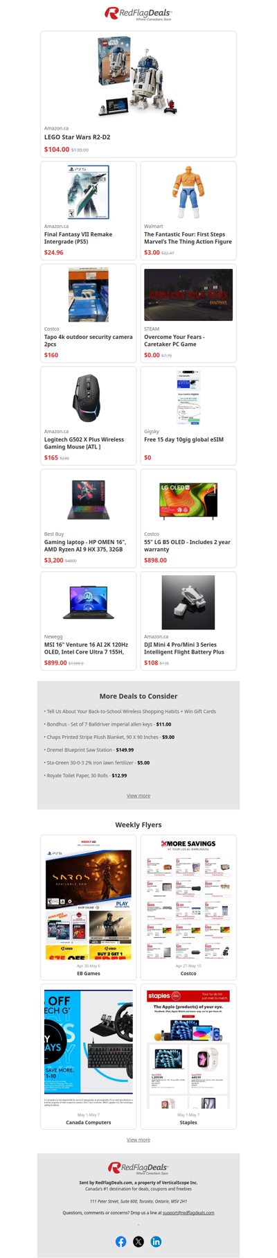 May the 4th Be With You - Top Tech, Toy & Gaming Deals