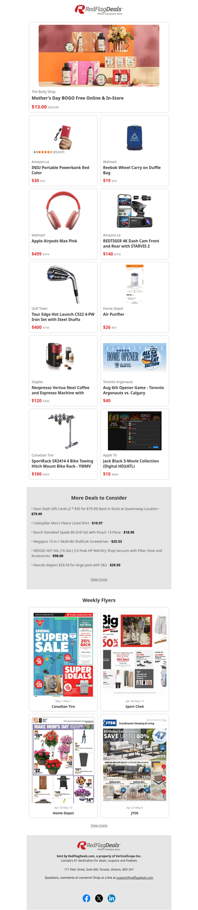 Midweek Gift Deal Drop - Great Deals for Mom
